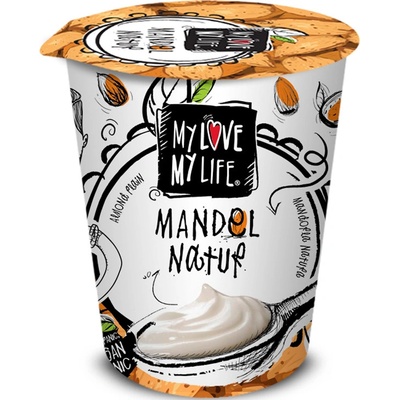 My Love My Life Bio zakysaný mandlový bílý 400 g – Hledejceny.cz