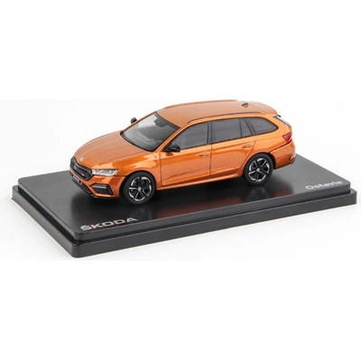 Abrex Phoenix ŠKODA OCTAVIA IV RS COMBI 2020 Metalíza Oranžová 1:43