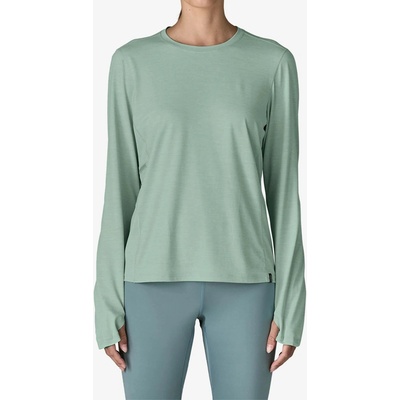 Patagonia Long Sleeved Cap Cool Sun Shirt Women Nouveau Green Blue Sage X Dye zelená – Hledejceny.cz