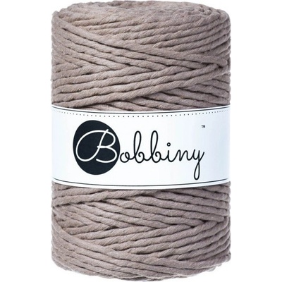 Bobbiny bavlněná šňůra na macramé XXL coffee