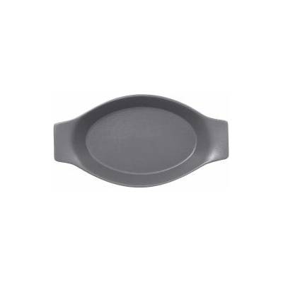 RAK Porcelain Neofusion Tanier oválny s rukoväťou 20 cl, sivý