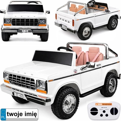 Tomido Ford Bronco Pickup Elektrické autíčko bílá