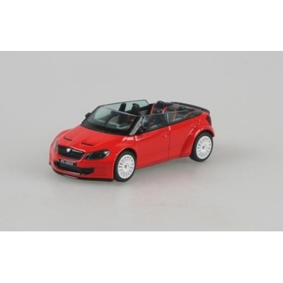 Abrex ŠKODA FABIA II facelift RS2000 CONCEPT CAR 2011 Ferrari Červená 1:43