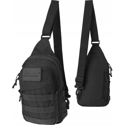 Miltec crossbody Bag pánska taška cez rameno čierna 6l