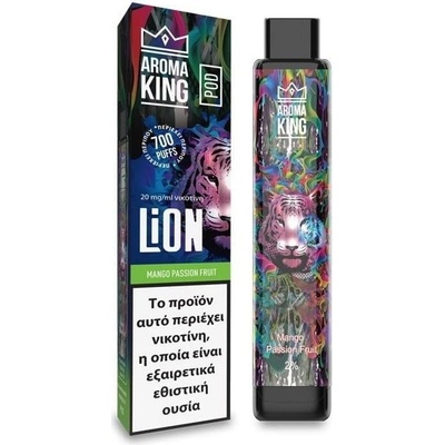 Aroma King Lion Pod Mango Passionfruit 20 mg 700 potáhnutí 1 ks
