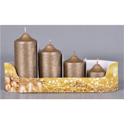 Nohel Garden adventné STUPŇOVITÉ TAURUS d4,5x5,7,9,11cm 4ks