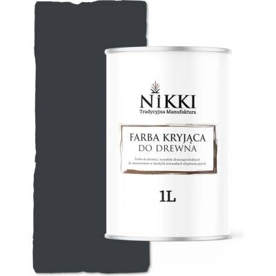 NIKKI Tradycyjna Manufaktura BARVA NA DŘEVO KRYCÍ NA DVEŘE RENOVACE ODSTÍN ANTRACIT RAL7016 POLOMATNÁ 1L – Hledejceny.cz