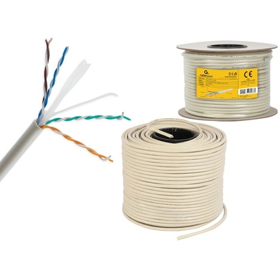 Gembird UPC-6004SE-SOL/100 CAT6, UTP, 100m, šedý