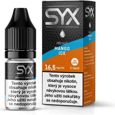 SYX NS Mango Ice 10 ml 16,5 mg