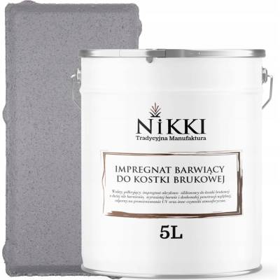 NIKKI Tradycyjna Manufaktura IMPREGNACE S BARVOU NA ZÁMKOVOU DLAŽBU, CIHLY A BETONU, ŠEDÁ 7045, 5L – Hledejceny.cz