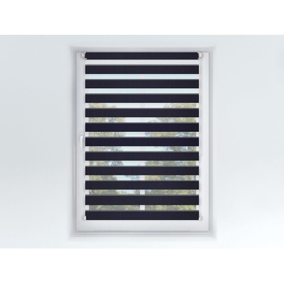Fexi Roleta Den a noc, Origin slim námořnická modř, A 040 150 x 64 cm Levá - Hnědá