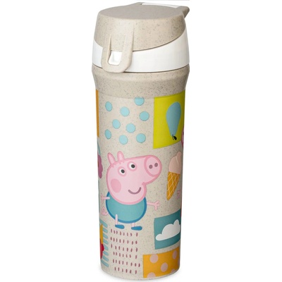 Koziol Stan detská fľaša Peppa Pig béžová 500 ml