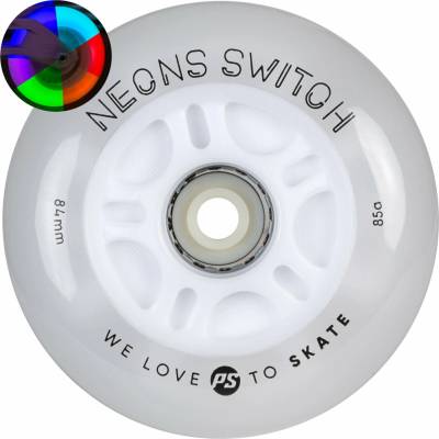 Powerslide Neons Switch LED 84mm 85A 4ks