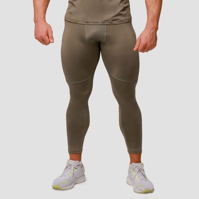 GymBeam Běžecké legíny Pulse Vetiver zelená