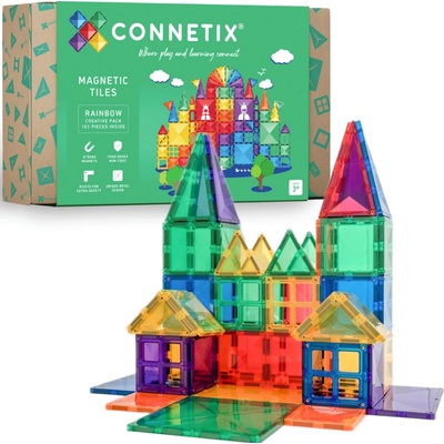 Connetix Rainbow Creative Pack 102 ks – Hledejceny.cz