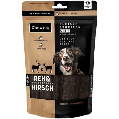 Chewies Fleischstreifen Soft Maxi srnčie a jelenie mäso 150 g