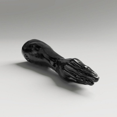 All Black Steroid ABS14 Breaststroke dildo 38 x 5–7,8 cm