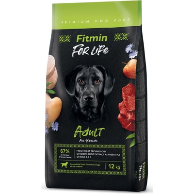 Fitmin For Life Adult All Breeds Poultry Pork Beef 12 kg