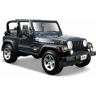 Maisto Jeep Wrangler Rubicon modrá 1:27
