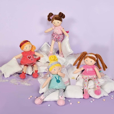 Doudou Julijou LES PIPELLETTES 25 cm