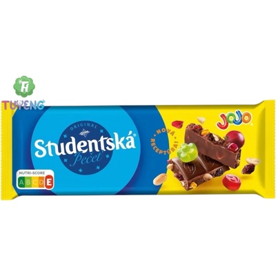 Orion Studentská pečeť Mléčná s JOJO želé arašídy a rozinkami 90 g