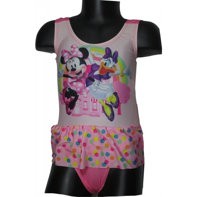 Dívčí jednodílné plavky Minnie růžová