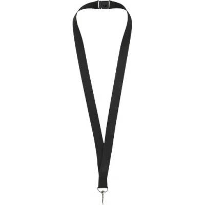 Snúrka na krk solid čierna, P286.029 20 mm