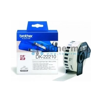 Brother DK-22210, bílá páska / černý tisk originální – Hledejceny.cz