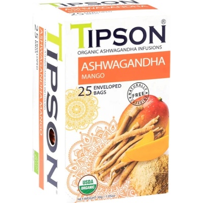 Tipson BIO Ashwagandha Mango 25 x 1,2 g