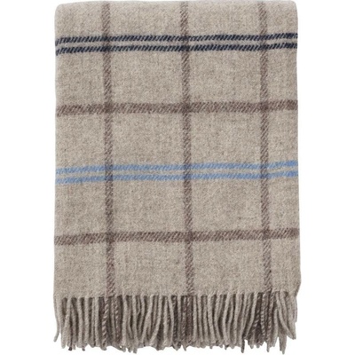 Klippan Švédsko Vlněný pléd Tartan beigeBéžová 130x200