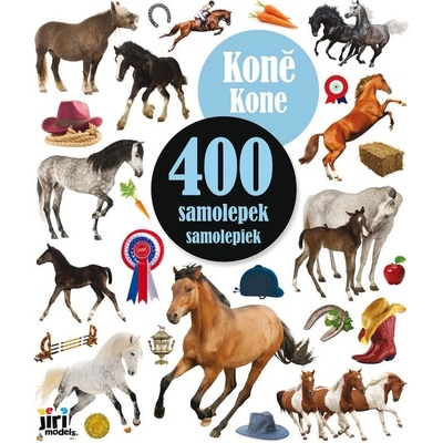 400 samolepek Koně