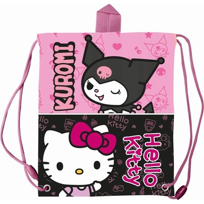 žiadna značka Obedová taška Hello Kitty a Kuromi 30 cm