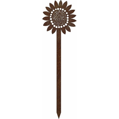 CORGARDEN Zahradní dekorace slunečnice 70 x 20 cm, corten CORGARDEN 1052 – Hledejceny.cz