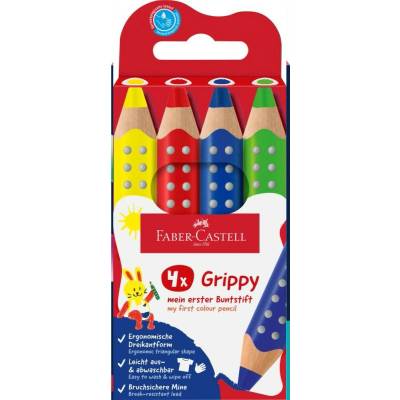 Faber-Castell Pastelky extra hrubé Grippy Klasik set/4