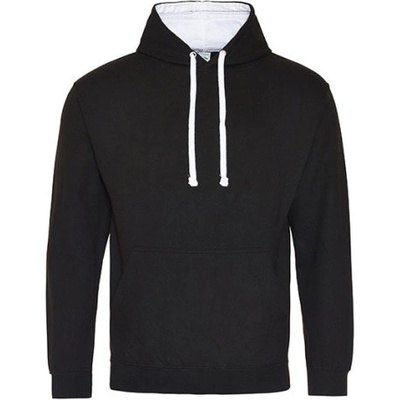 Just Hoods Unisex mikina s kapucňou JH003 Jet Black