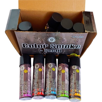 Trhací dýmovnice Color smoke small set 10 ks