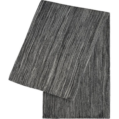 SCANquilt pletený pléd Melange melír černá střední 130x200
