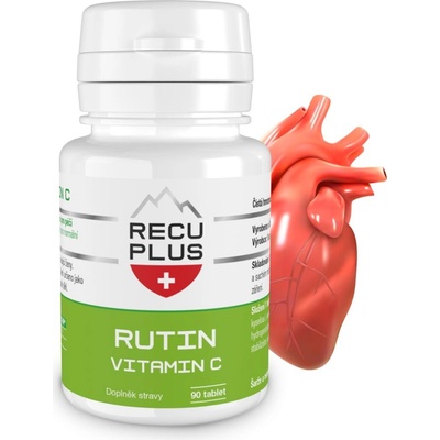 Recuplus rutín + vitamín C 90 tabliet