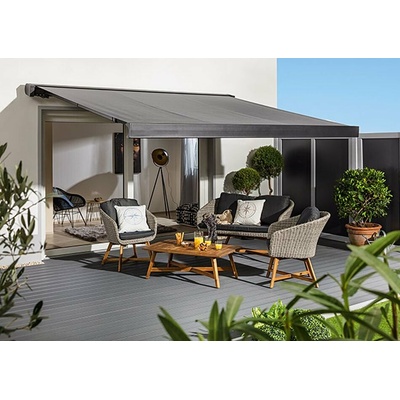 Sunfun Kazetová markýza LED Plus, šedá, 5 x 3 m 26247140