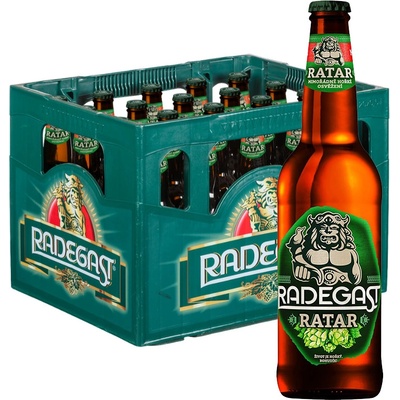 Radegast 10 RATAR s vyšší hořkostí 4,4% 0,5 l (sklo)