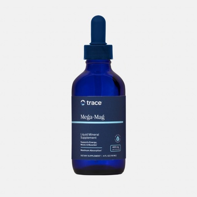 Trace Minerals Mega-Mag Drops 400 mg tekutý hořčík 118 ml