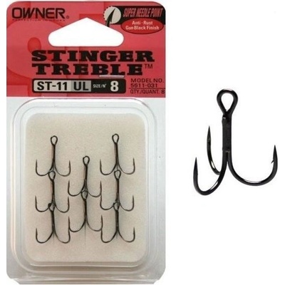Owner Stinger Treble ST11 vel.18 8 ks