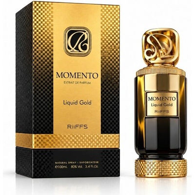 Riiffs Momento Liquid Gold čistý parfém unisex 100 ml