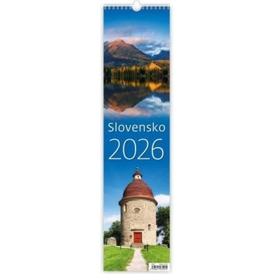 Nástenný Slovensko viazanka 12 x 48 cm 2025