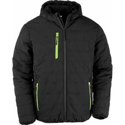 Result Recycled R240X zimná bunda "Black Compass" 30.240X black/lime