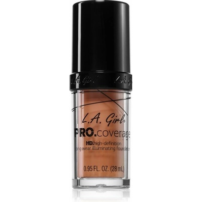 L.A. Girl Cosmetics PRO. Coverage rozjasňujúci tekutý make-up Soft Honey 28 ml
