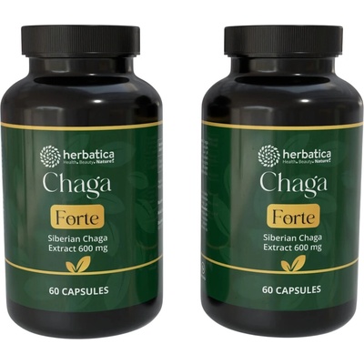 Herbatica Čaga sibírska Forte 2 x 60 vegánskych kapsúl