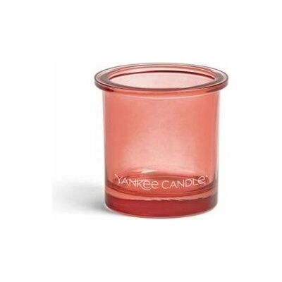 Yankee Candle Pop Tea Light svietnik na votívnu sviečku koralová / 7 x 7 cm (5038581097411)