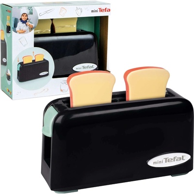 Smoby 310504 Tefal Express hriankovač biely so zelenými doplnkami a s 2 vyskakujúcimi chlebíkmi