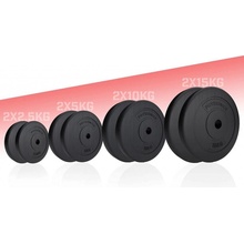Physionics plastové záťažové dosky 2 x 5 kg 31 mm